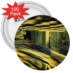 Yellow Dog 3  Buttons (100 Pack)  by WILLBIRDWELL