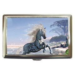 Wonderful Wild Fantasy Horse On The Beach Cigarette Money Case by FantasyWorld7