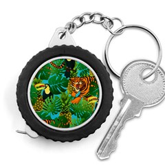 Tropical Pelican Tiger Jungle Blue Measuring Tape by snowwhitegirl