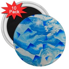 Space Fracture 3  Magnets (10 Pack)  by WILLBIRDWELL