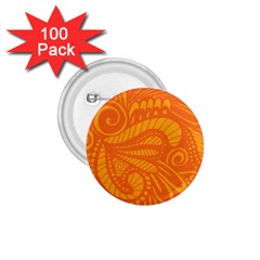 Pop Orange 1 75  Buttons (100 Pack)  by ArtByAmyMinori