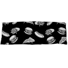 Fast Food Pattern Body Pillow Case (dakimakura) by Valentinaart