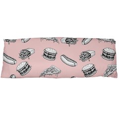 Fast Food Pattern Body Pillow Case (dakimakura) by Valentinaart