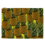 Tropical Pineapple Cosmetic Bag (XXL) Front