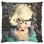 Stained Glass Girl Standard Flano Cushion Case (Two Sides) Front