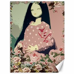 Rose Floral Doll Canvas 36  X 48  by snowwhitegirl