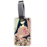 Rose Floral Doll Luggage Tags (Two Sides) Back