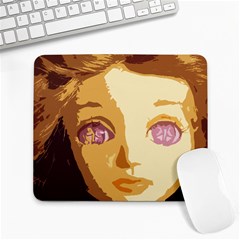 Butterfly Eyes Large Mousepads by snowwhitegirl