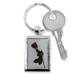 Red Rose Key Chains (rectangle)  by snowwhitegirl