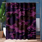 Camouflage Violet Shower Curtain 60  x 72  (Medium)  60 x72  Curtain