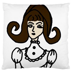 Girl With Dress Standard Flano Cushion Case (two Sides) by snowwhitegirl