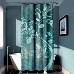 Green Tree Shower Curtain 36  X 72  (stall)  by vintage2030