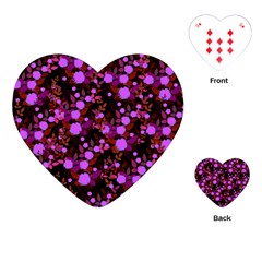 Purple Red  Roses Playing Cards (heart) by snowwhitegirl