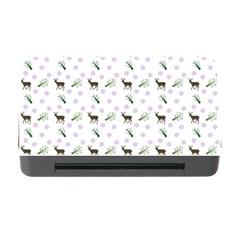 White Deer Pattern Memory Card Reader With Cf by snowwhitegirl