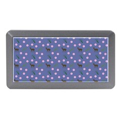 Blue Deer Pattern Memory Card Reader (mini) by snowwhitegirl