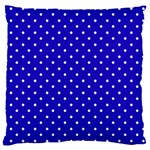 Little  Dots Royal Blue Standard Flano Cushion Case (Two Sides) Front