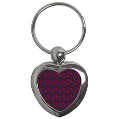 Red Roses Purple Key Chains (heart)  by snowwhitegirl