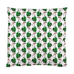 Flamingo Leaf Patttern Standard Cushion Case (one Side) by snowwhitegirl