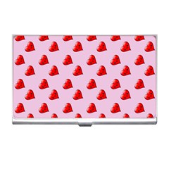 Kawai Hearts Business Card Holder by snowwhitegirl