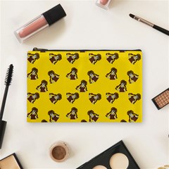 Girl With Popsicle Yello Cosmetic Bag (medium) by snowwhitegirl