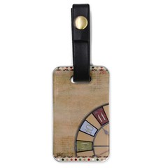 Circle Luggage Tags (one Side)  by vintage2030