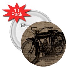 Bicycle Letter 2 25  Buttons (10 Pack)  by vintage2030