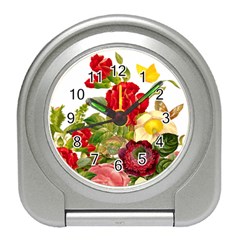 Flower Bouquet 1131891 1920 Travel Alarm Clock by vintage2030