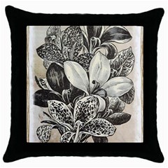 Flowers 1776382 1280 Throw Pillow Case (black) by vintage2030