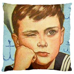 Retro Boy Large Cushion Case (one Side) by vintage2030