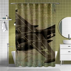 War 1326244 1920 Shower Curtain 48  X 72  (small)  by vintage2030