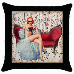 Retro 1265777 1920 Throw Pillow Case (black) by vintage2030