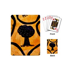 Ceramic Tree Smudge Playing Cards (mini) by DeneWestUK