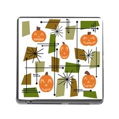 Halloween Mid Century Modern Memory Card Reader (square 5 Slot) by KayCordingly