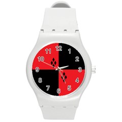 Harley Round Plastic Sport Watch (m) by raeraeshescrafty