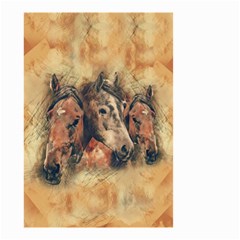 Head Horse Animal Vintage Small Garden Flag (two Sides) by Simbadda