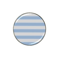 Bold Stripes Soft Blue Hat Clip Ball Marker by BrightVibesDesign