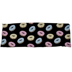 Donuts Pattern Body Pillow Case (dakimakura) by Valentinaart