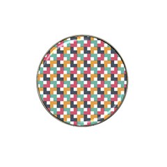 Background Abstract Geometric Hat Clip Ball Marker by Simbadda