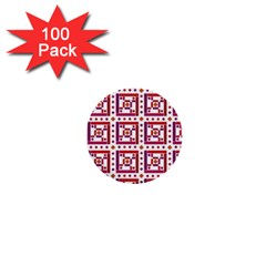 Background Abstract Square 1  Mini Buttons (100 Pack)  by Simbadda