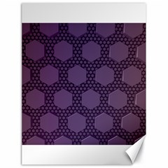 Hexagon Grid Geometric Hexagonal Canvas 18  X 24  by Celenk