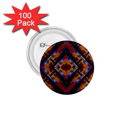 Kaleidoscope Art Pattern Ornament 1 75  Buttons (100 Pack)  by Celenk