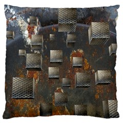 Background Metal Pattern Texture Standard Flano Cushion Case (two Sides) by Celenk