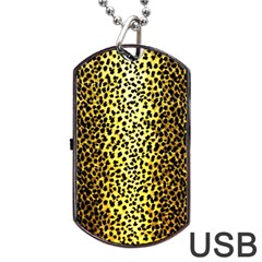 Leopard 1 Leopard A Dog Tag Usb Flash (one Side) by dressshop