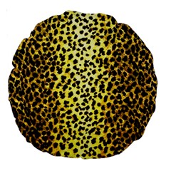 Leopard 1 Leopard A Large 18  Premium Round Cushions by dressshop