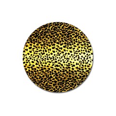 Leopard Version 2 Magnet 3  (round) by dressshop