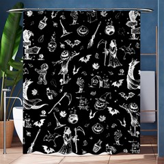 Halloween Pattern Shower Curtain 60  X 72  (medium)  by Valentinaart