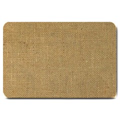 Burlap Coffee Sack Grunge Knit Look Large Doormat  by dressshop