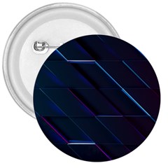 Glass Scifi Violet Ultraviolet 3  Buttons by Sapixe