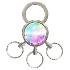 Background Art Abstract Watercolor 3-ring Key Chains by Sapixe