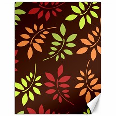 Leaves Foliage Pattern Design Canvas 12  X 16  by Sapixe